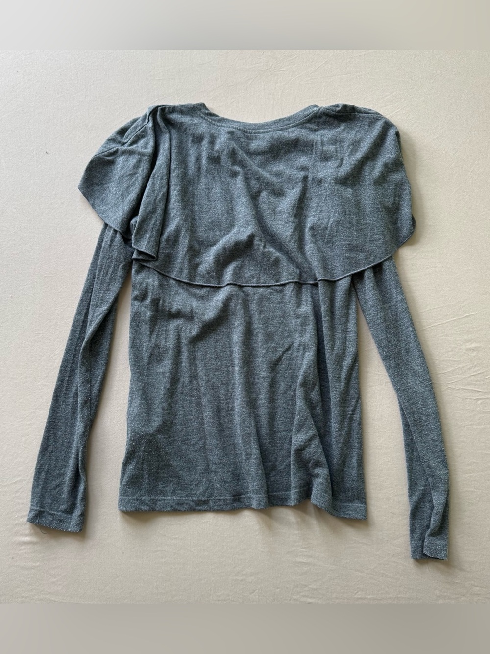 Zara Ruffle Cape Overlay Top - Picture 5 of 5